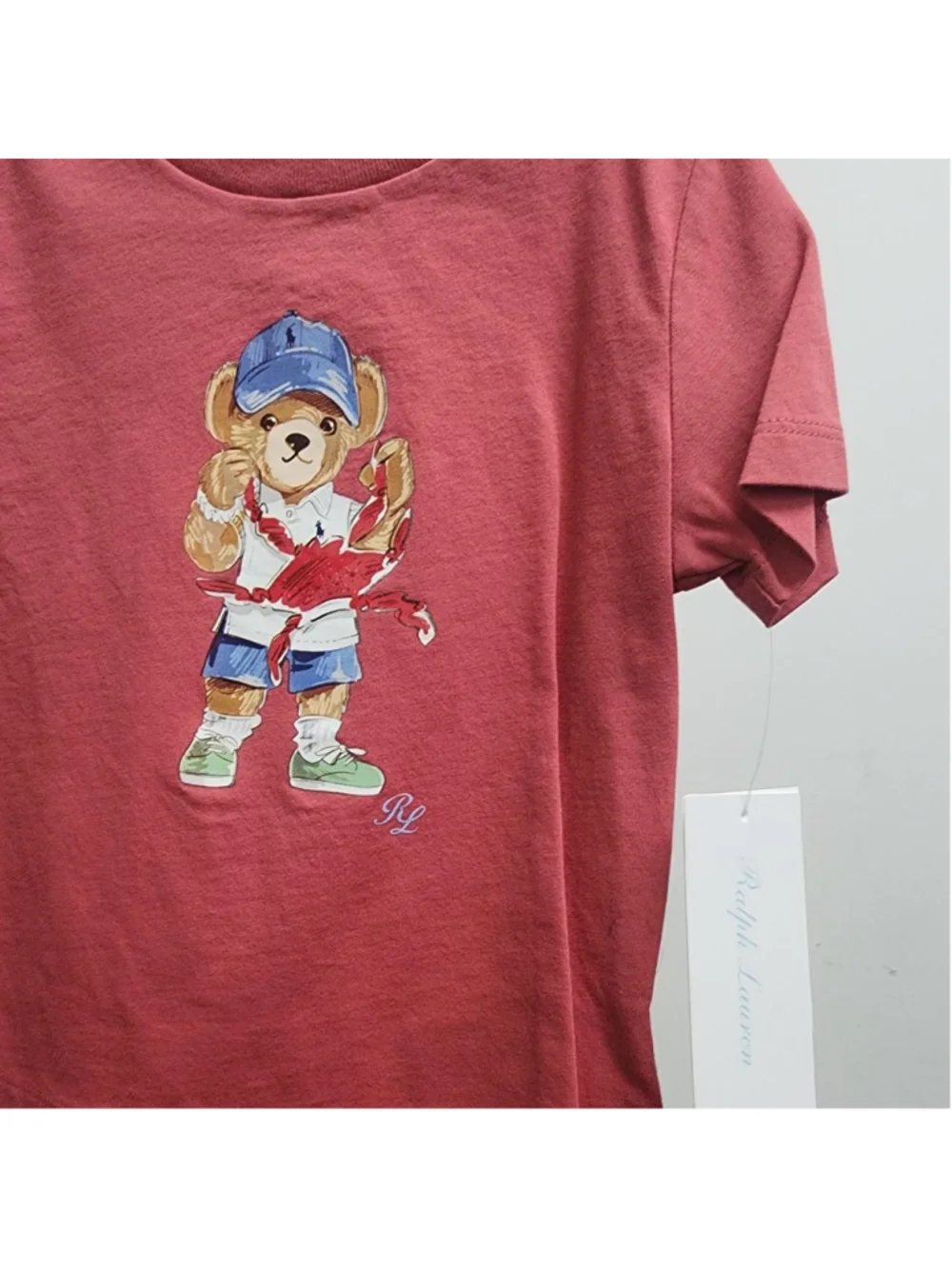 Ralph Lauren Red Baby tee Size 18 months #kids #polo Polo Ralph Lauren Baby T-Sh